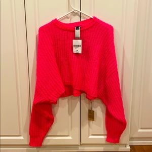 Forever 21- Hot pink crop sweater